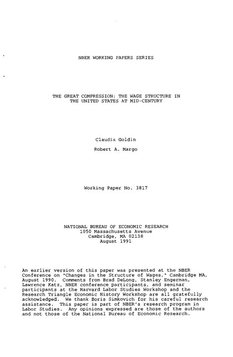 chloe golden great compression|EconPapers: The Great Compression: The Wage Structure in the .